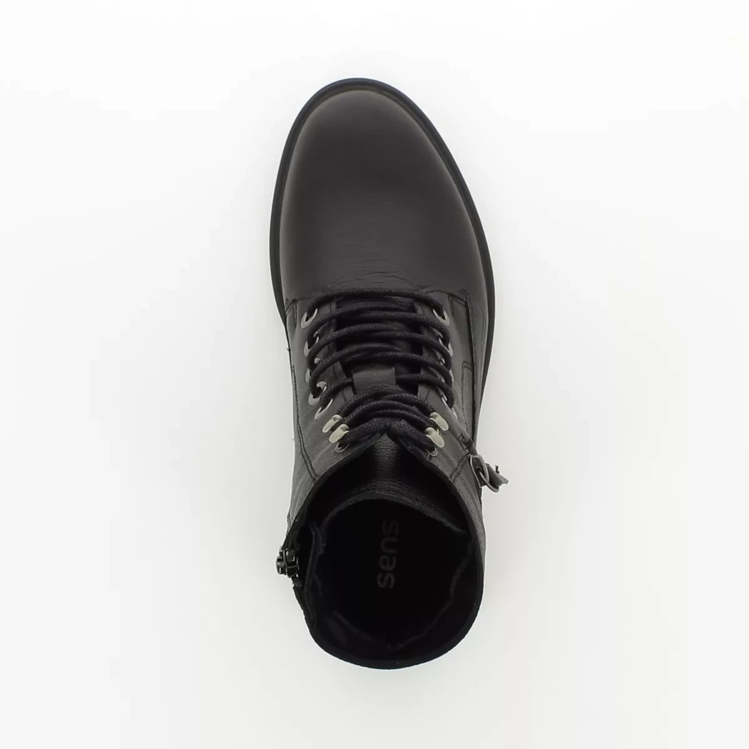 Image (6) de la chaussures Sens - Bottines Noir en Cuir