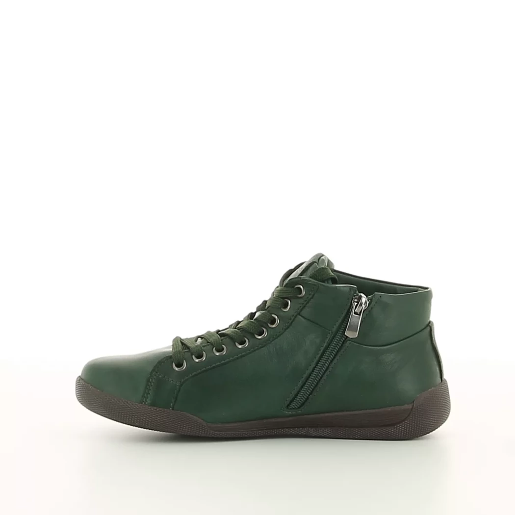 Image (4) de la chaussures Andrea Conti - Bottines Vert en Cuir