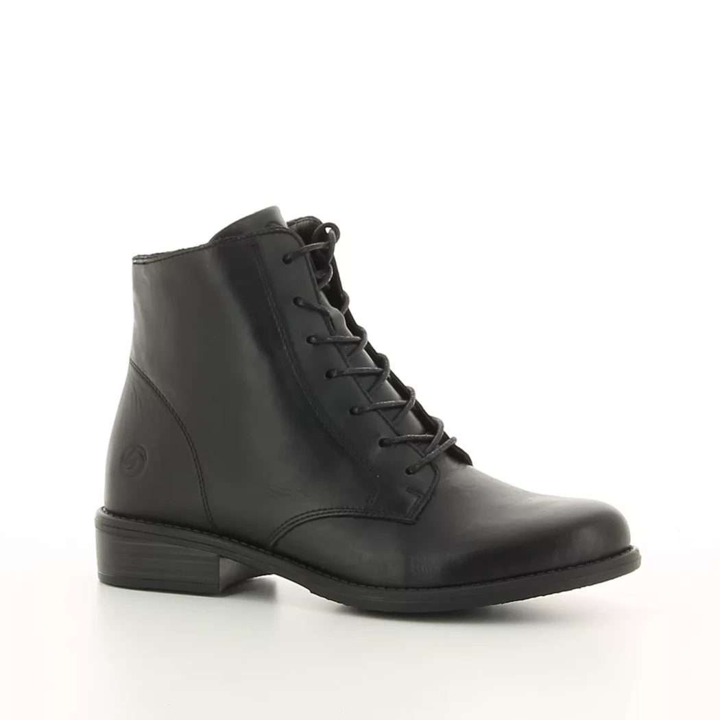 Image (1) de la chaussures Remonte - Bottines Noir en Cuir
