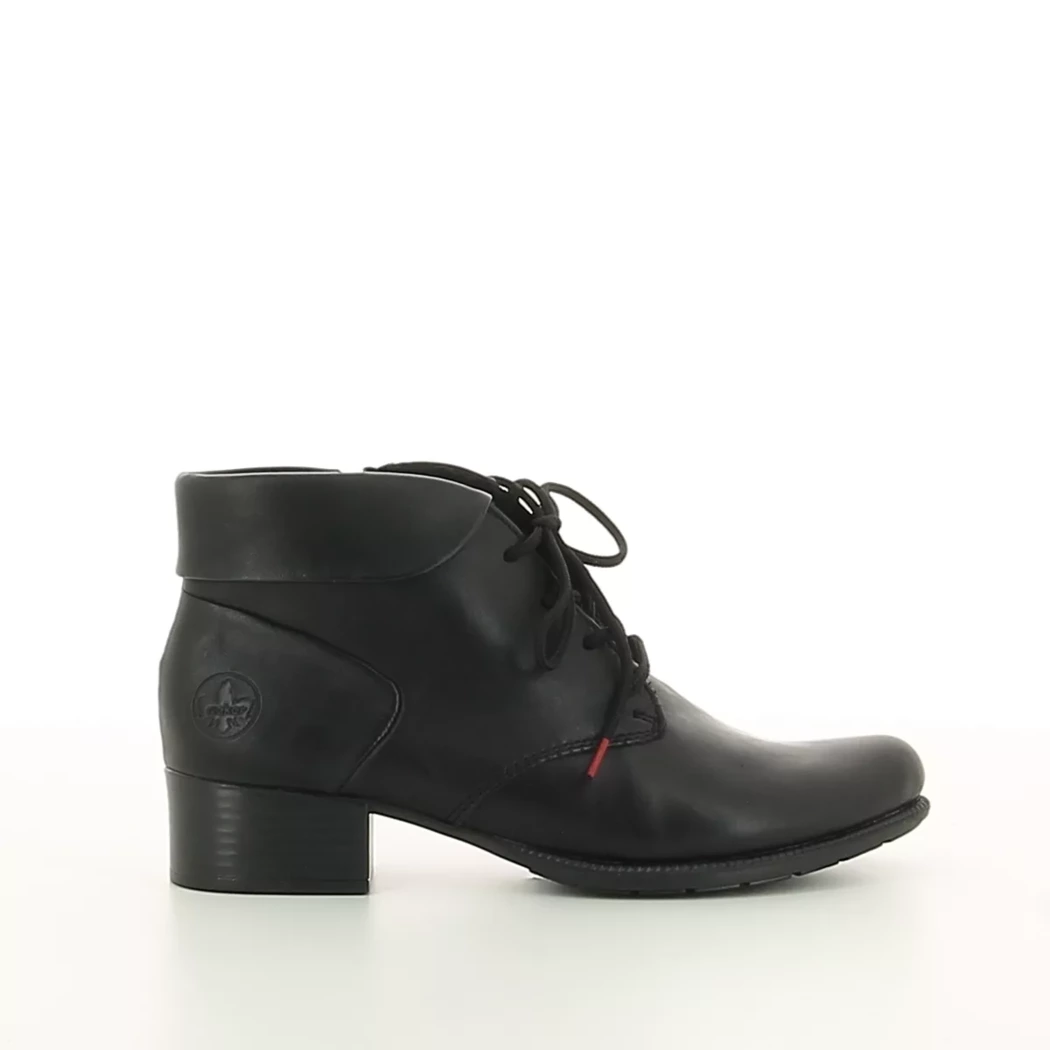 Image (2) de la chaussures Rieker - Bottines Noir en Cuir