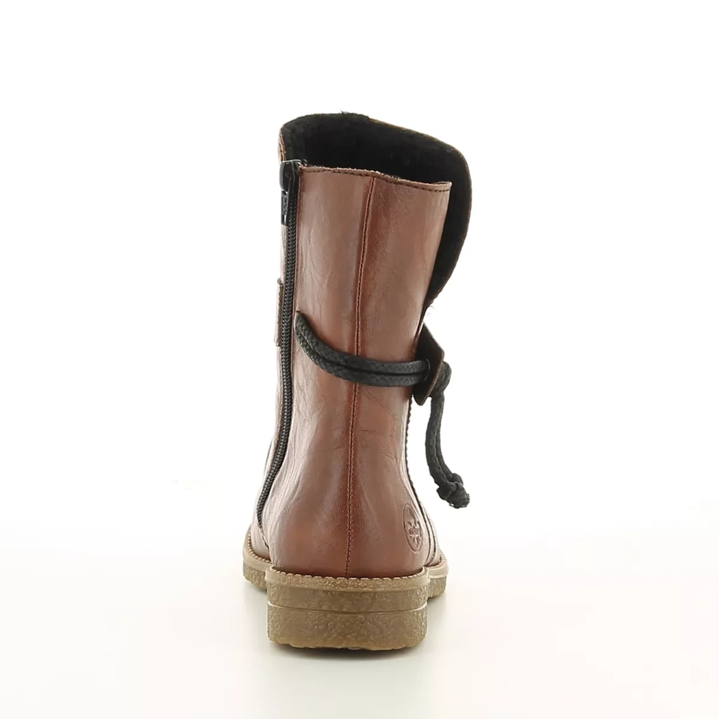 Image (3) de la chaussures Rieker - Boots Cuir naturel / Cognac en Cuir synthétique