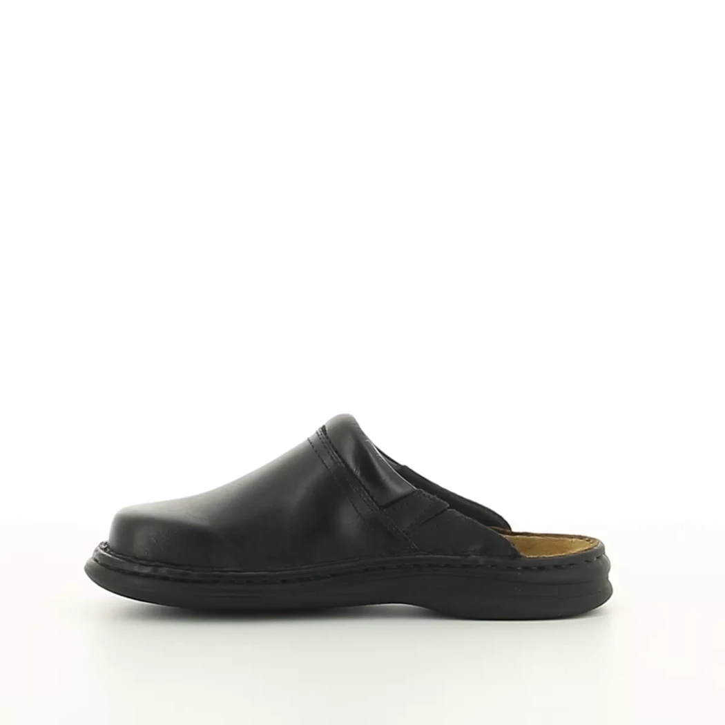 Image (4) de la chaussures Josef Seibel - Mules et Sabots Noir en Cuir