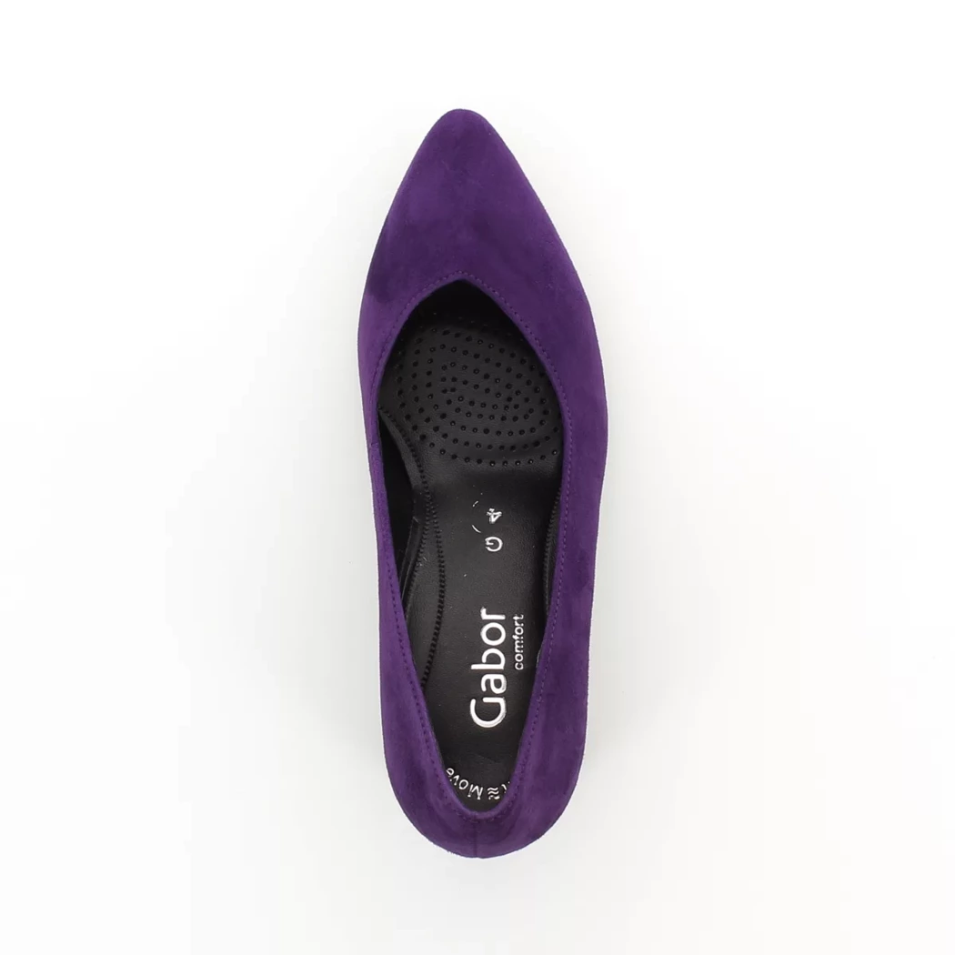 Image (6) de la chaussures Gabor - Escarpins Violet / Lilas en Cuir nubuck