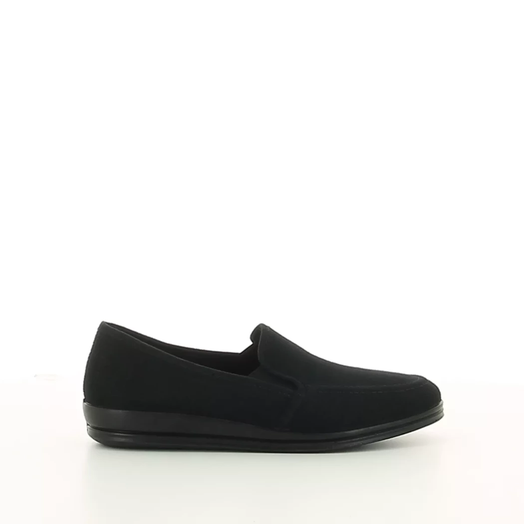 Image (2) de la chaussures Rohde - Pantoufles et Chaussons Noir en Textile