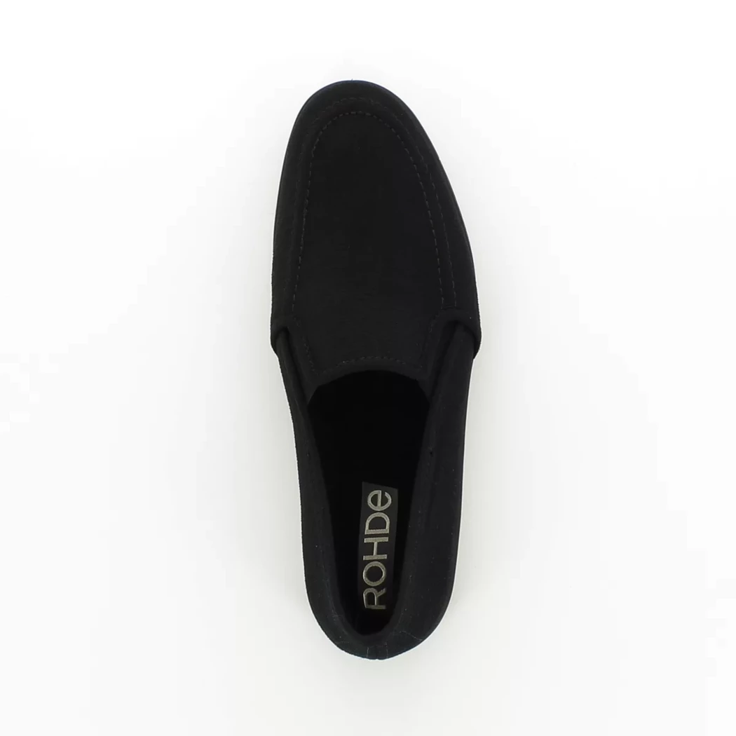 Image (6) de la chaussures Rohde - Pantoufles et Chaussons Noir en Textile