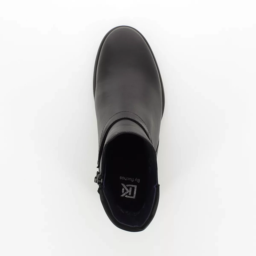 Image (6) de la chaussures Dorking - Boots Noir en Cuir
