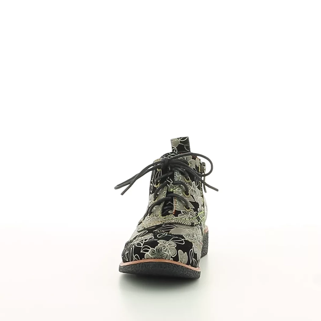 Image (5) de la chaussures Laura Vita - Chaussures à lacets Noir en Cuir nubuck