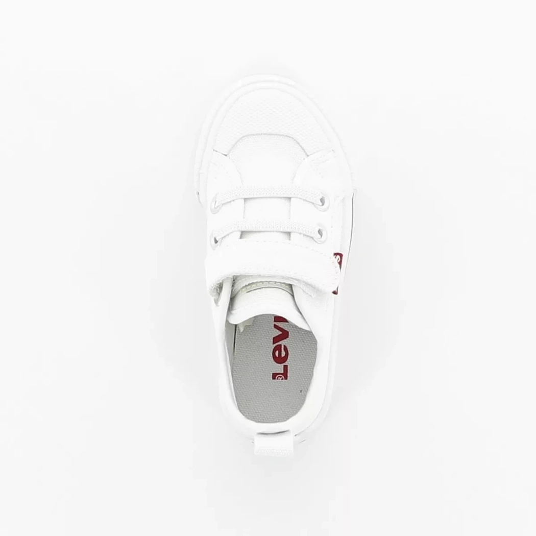 Image (6) de la chaussures Levi's - Baskets Blanc en Textile
