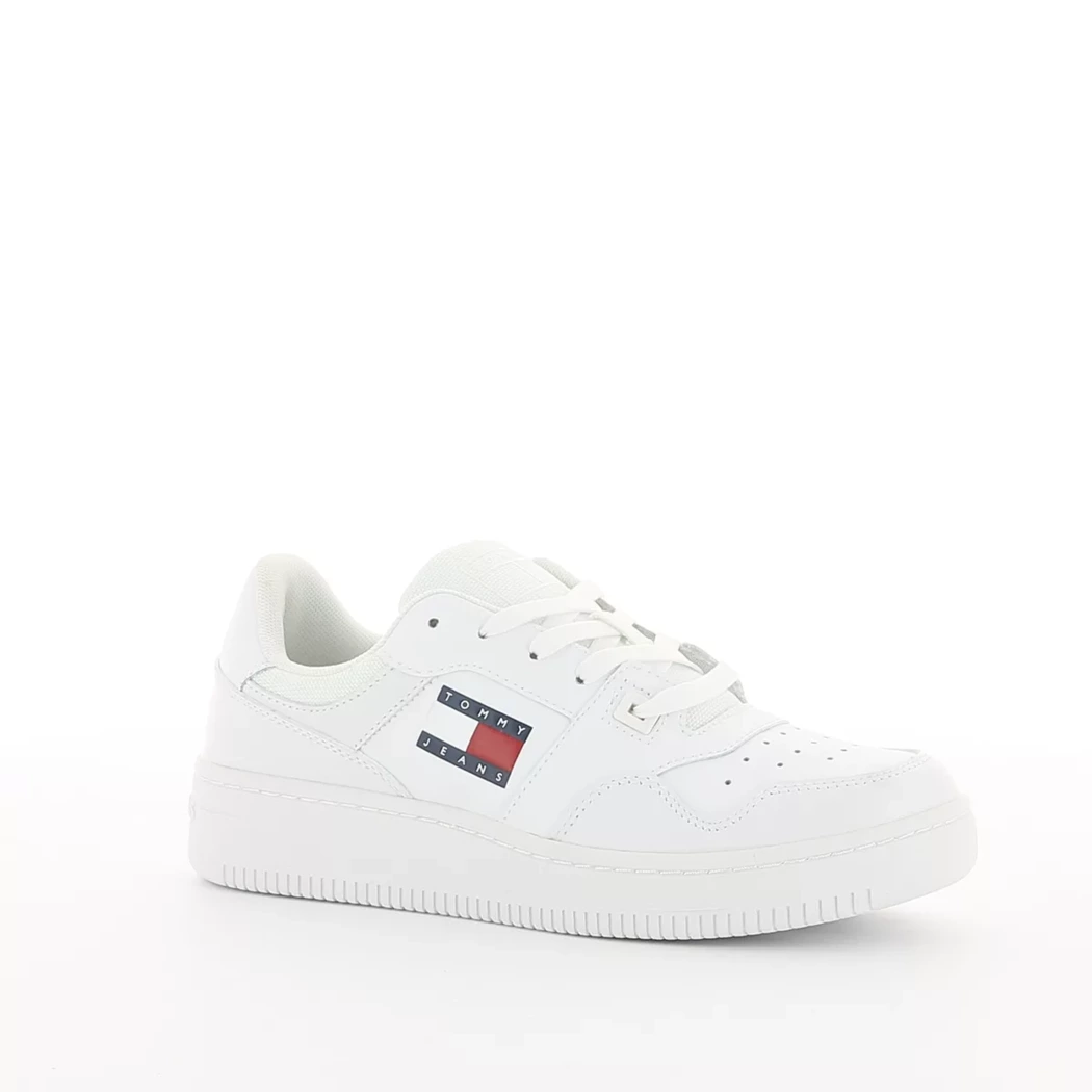 Image (1) de la chaussures Tommy jeans - Baskets Blanc en Cuir Image (1) de la chaussures Tommy jeans - Baskets Blanc en Cuir