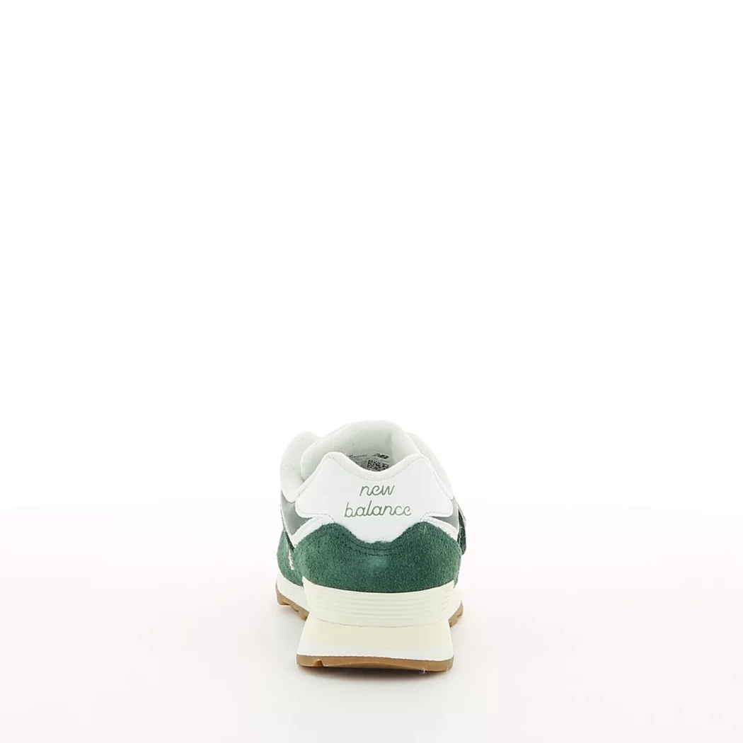 Image (3) de la chaussures New Balance - Baskets Vert en Cuir synthétique