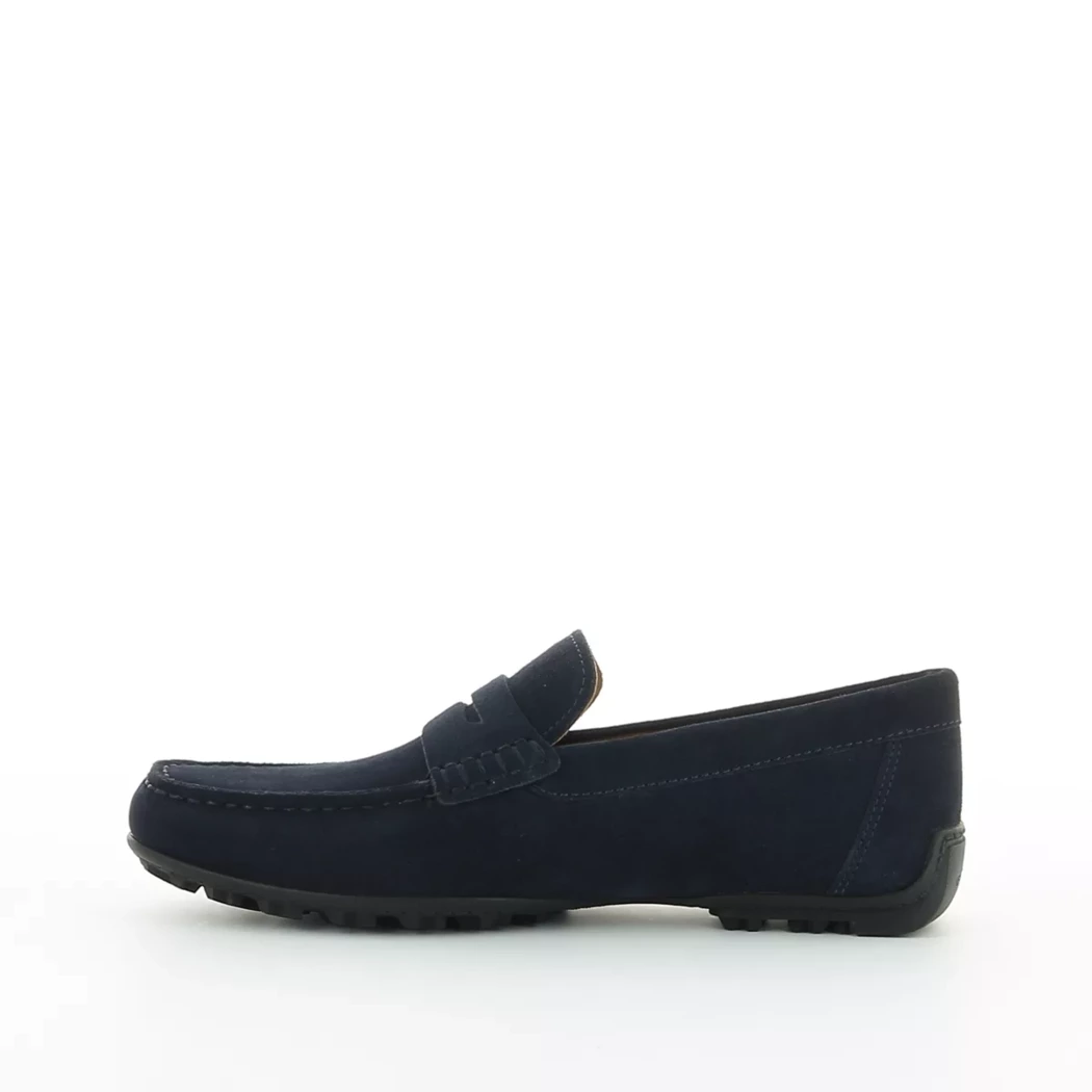 Image (4) de la chaussures Geox - Mocassins Bleu en Cuir nubuck