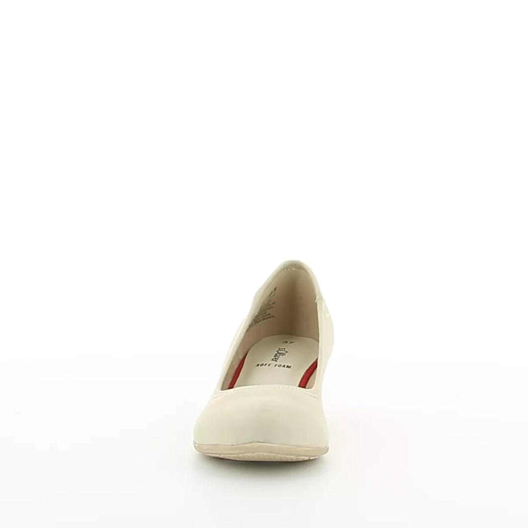 Image (5) de la chaussures S.Oliver - Escarpins Beige en Cuir synthétique