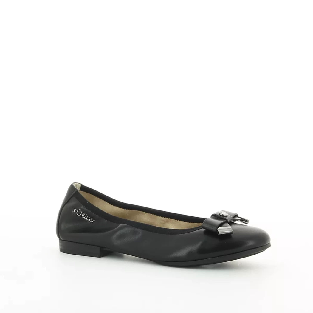 Image (1) de la chaussures S.Oliver - Ballerines Noir en Cuir synthétique