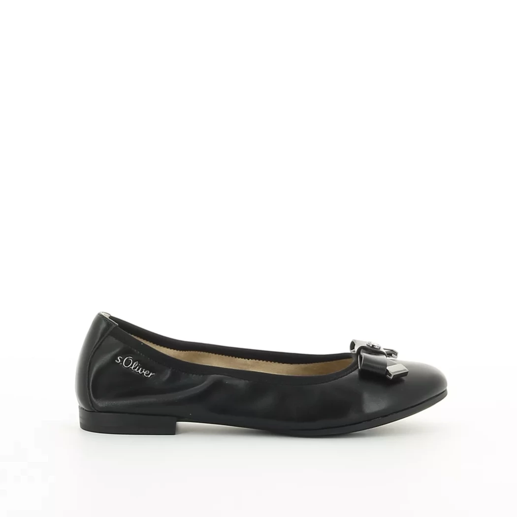 Image (2) de la chaussures S.Oliver - Ballerines Noir en Cuir synthétique
