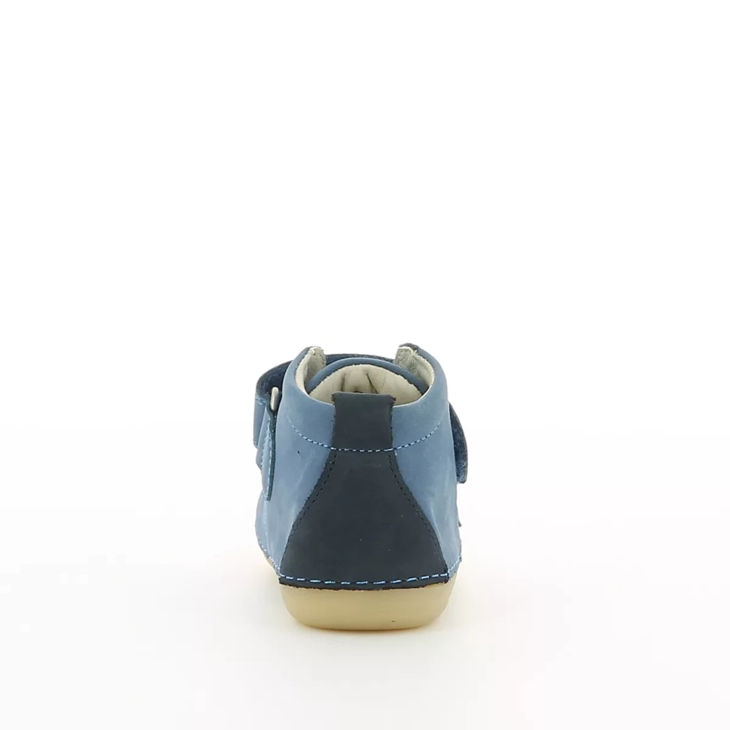 Image (3) de la chaussures Kickers - Bottines Bleu en Cuir nubuck