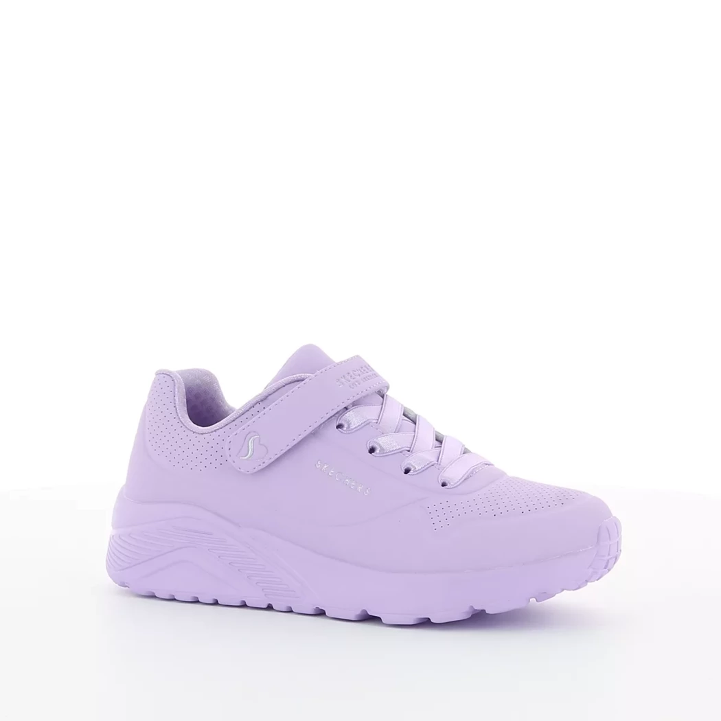 Image (1) de la chaussures Skechers - Baskets Violet / Lilas en Cuir synthétique