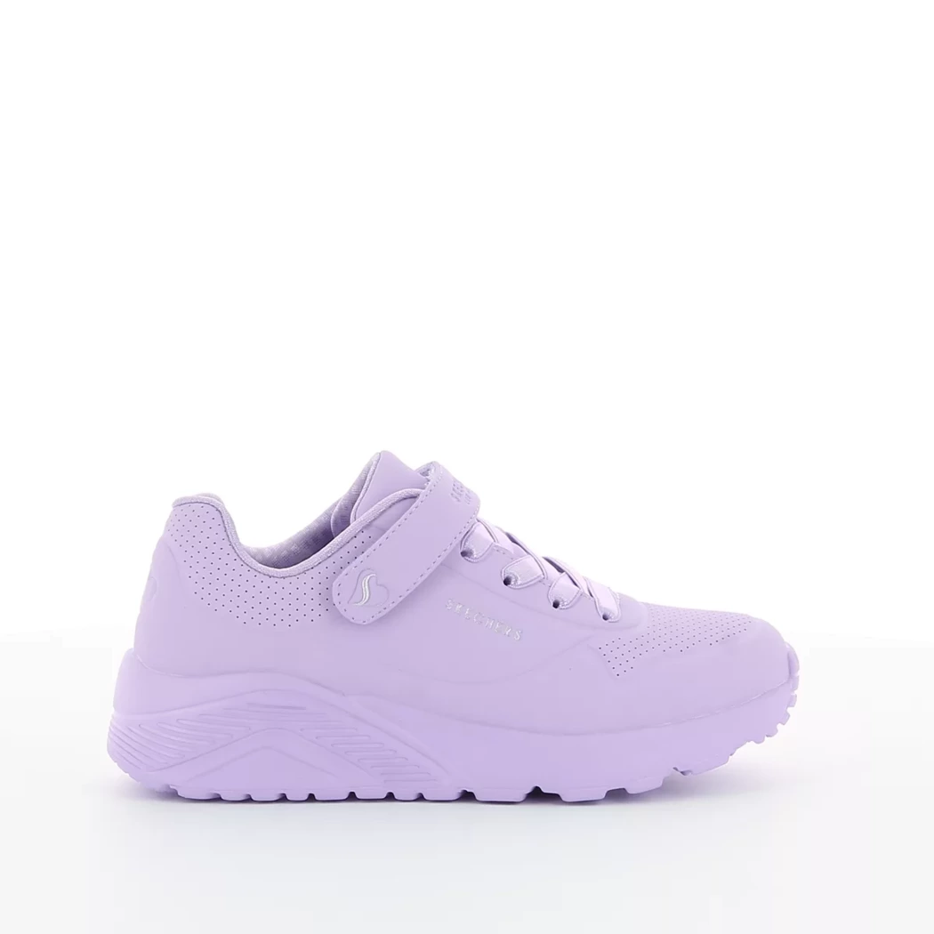Image (2) de la chaussures Skechers - Baskets Violet / Lilas en Cuir synthétique
