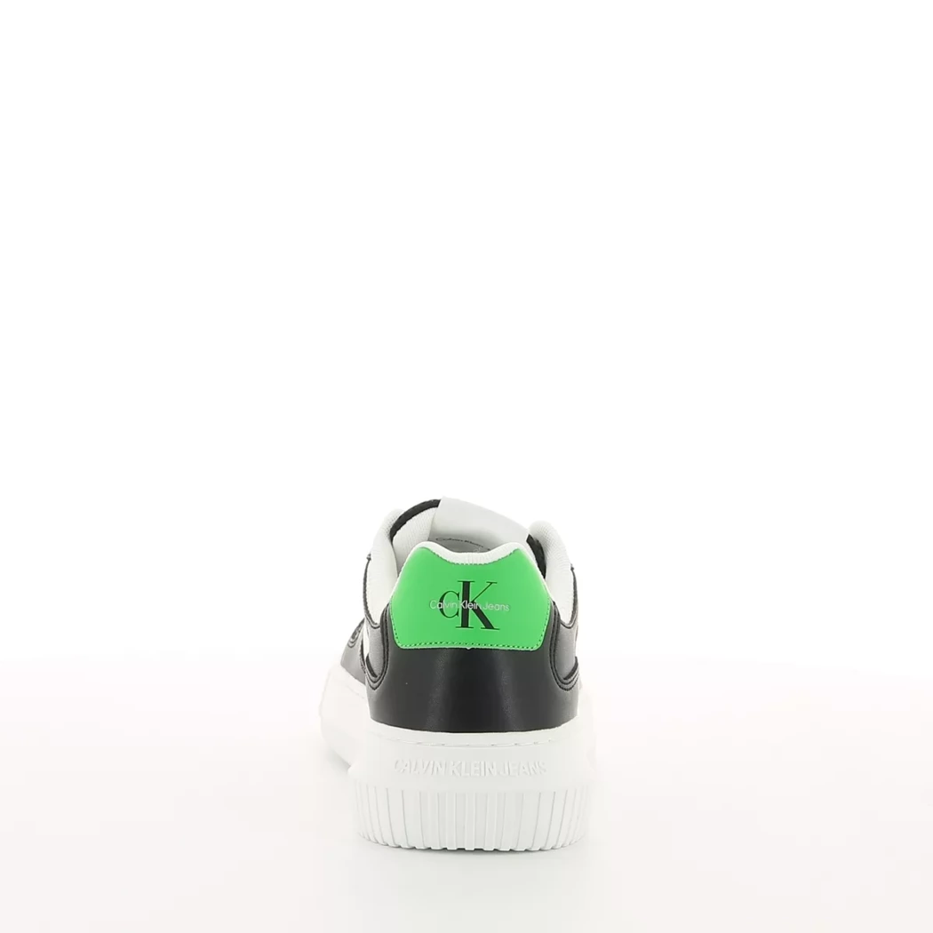 Image (3) de la chaussures Calvin Klein - Baskets Noir en Cuir et textile