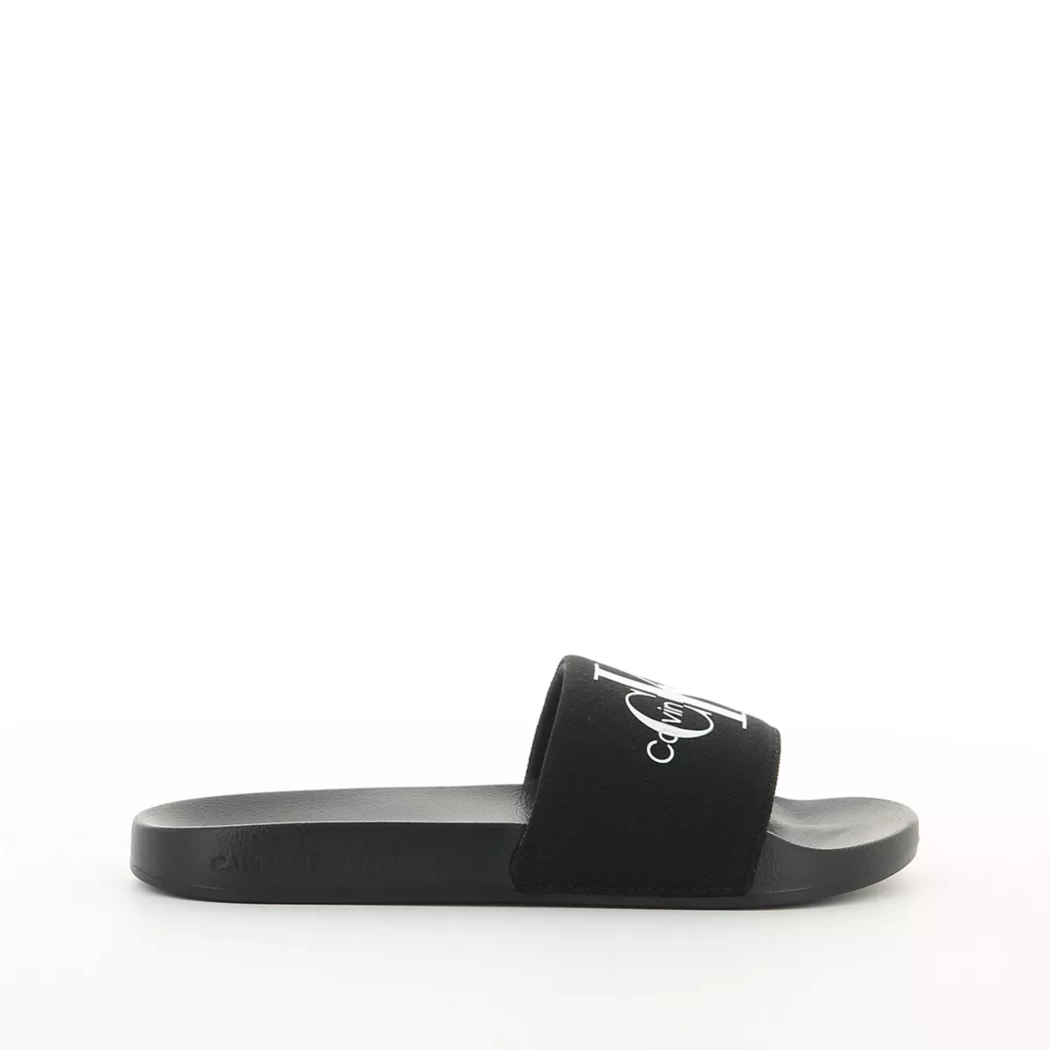Image (2) de la chaussures Calvin Klein - Tongs et Plage Noir en Textile