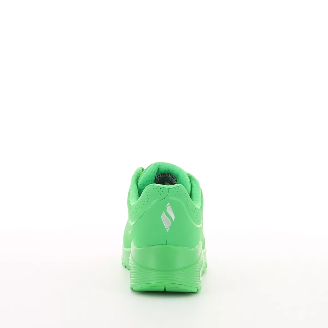 Image (3) de la chaussures Skechers - Baskets Vert en Cuir synthétique