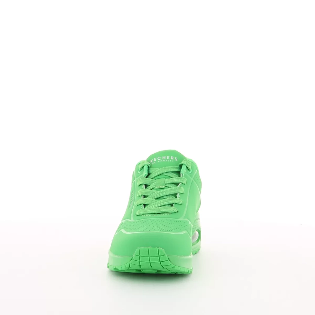 Image (5) de la chaussures Skechers - Baskets Vert en Cuir synthétique