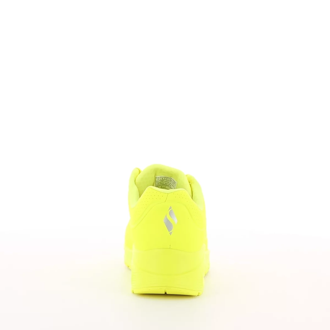 Image (3) de la chaussures Skechers - Baskets Jaune en Cuir synthétique