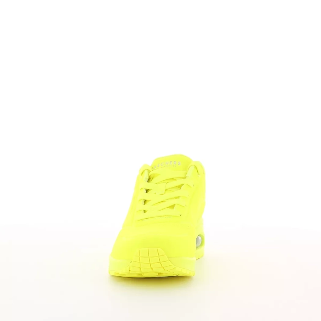 Image (5) de la chaussures Skechers - Baskets Jaune en Cuir synthétique