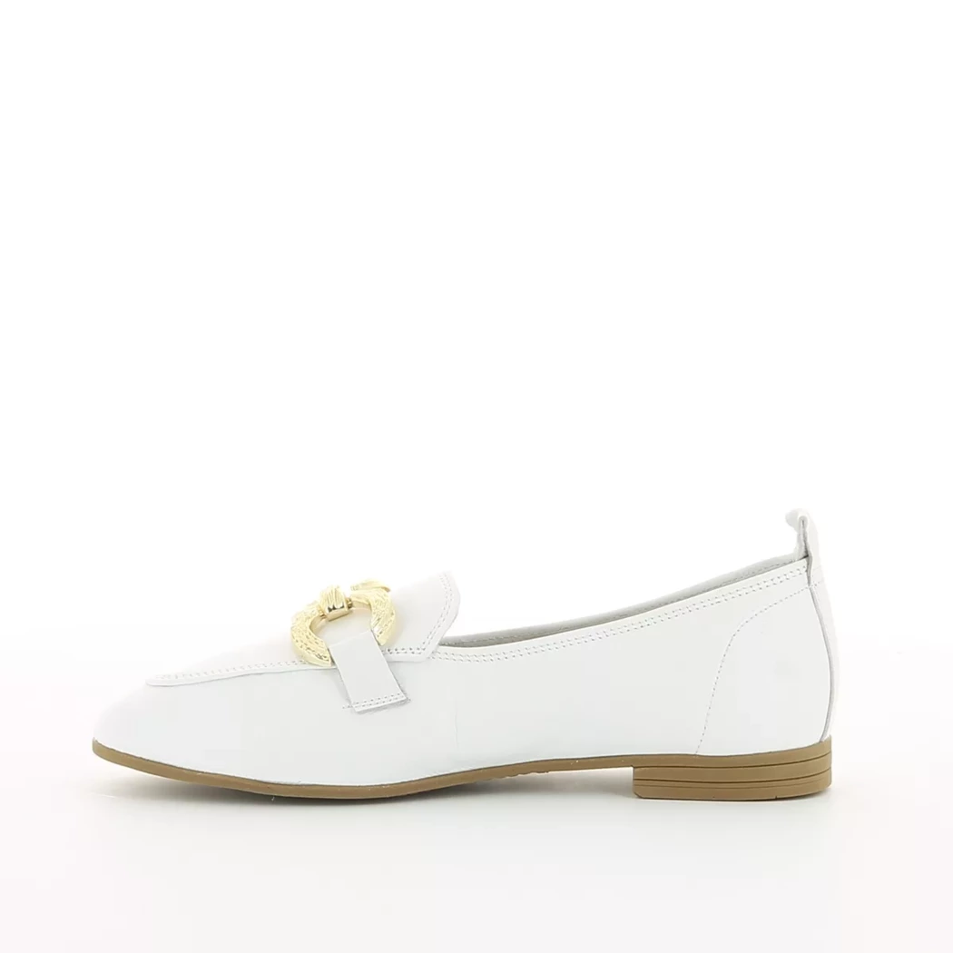 Image (4) de la chaussures Tamaris - Mocassins Blanc en Cuir