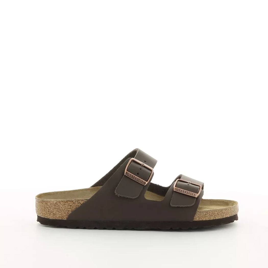 Image (2) de la chaussures Birkenstock - Mules et Sabots Marron en Cuir synthétique