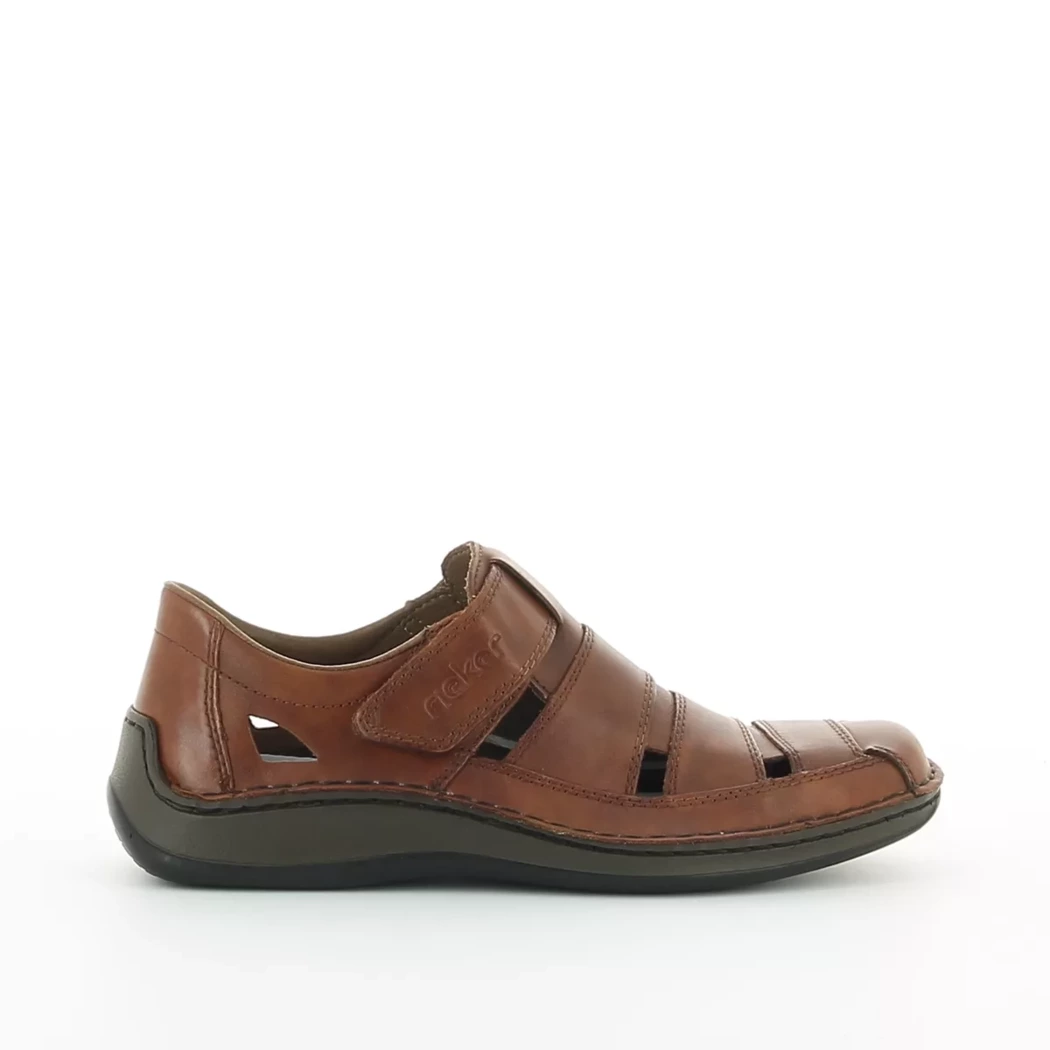 Image (2) de la chaussures Rieker - Sandales et Nu-Pieds Cuir naturel / Cognac en Cuir Image (2) de la chaussures Rieker - Sandales et Nu-Pieds Cuir naturel / Cognac en Cuir