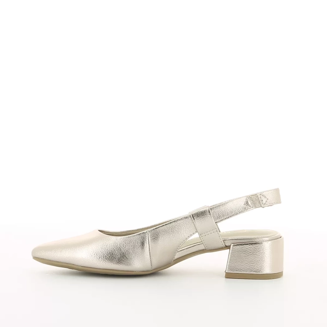Image (4) de la chaussures Marco Tozzi - Escarpins Or / Bronze / Platine en Cuir synthétique