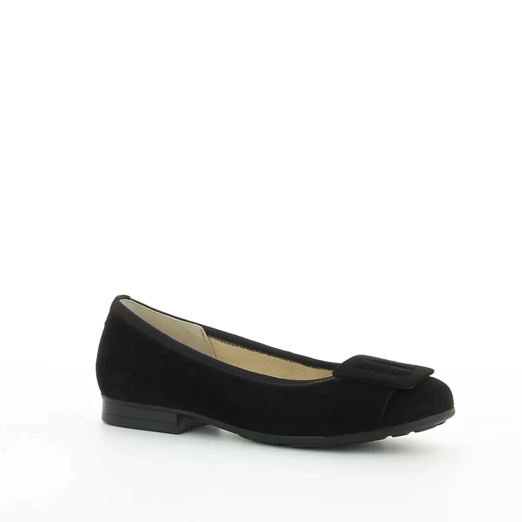 Image (1) de la chaussures Gabor - Ballerines Noir en Cuir nubuck