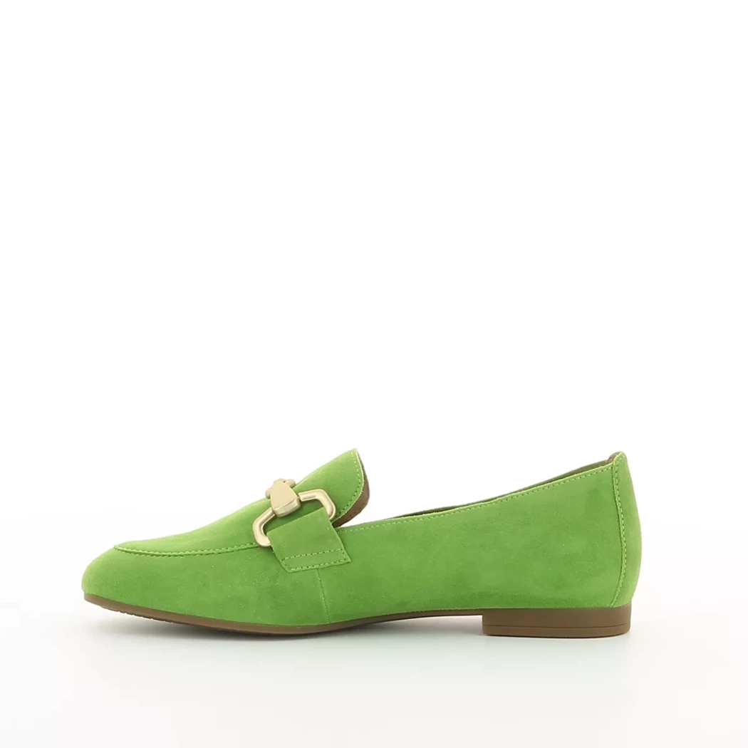 Image (4) de la chaussures Gabor - Mocassins Vert en Cuir nubuck