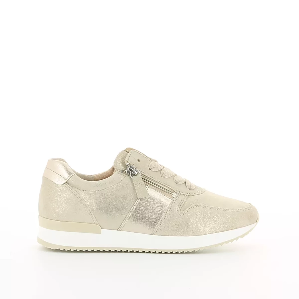 Image (2) de la chaussures Gabor - Baskets Taupe en Cuir nubuck