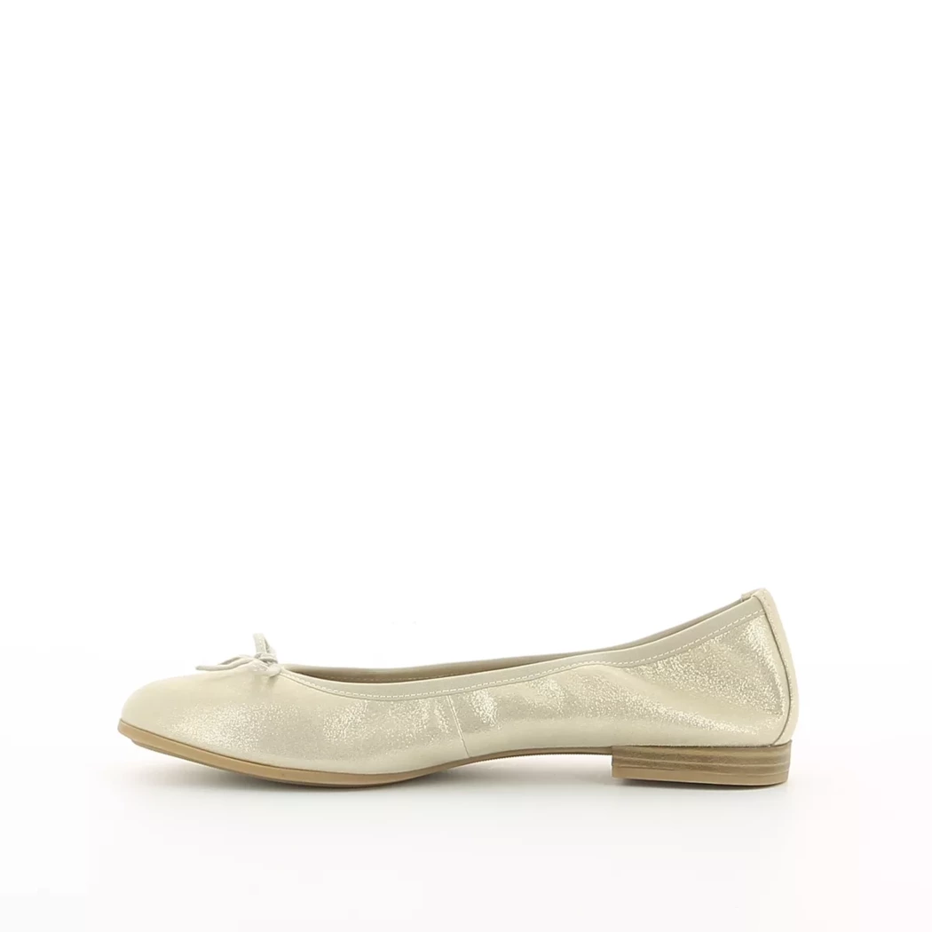 Image (4) de la chaussures Tamaris - Ballerines Or / Bronze / Platine en Cuir synthétique