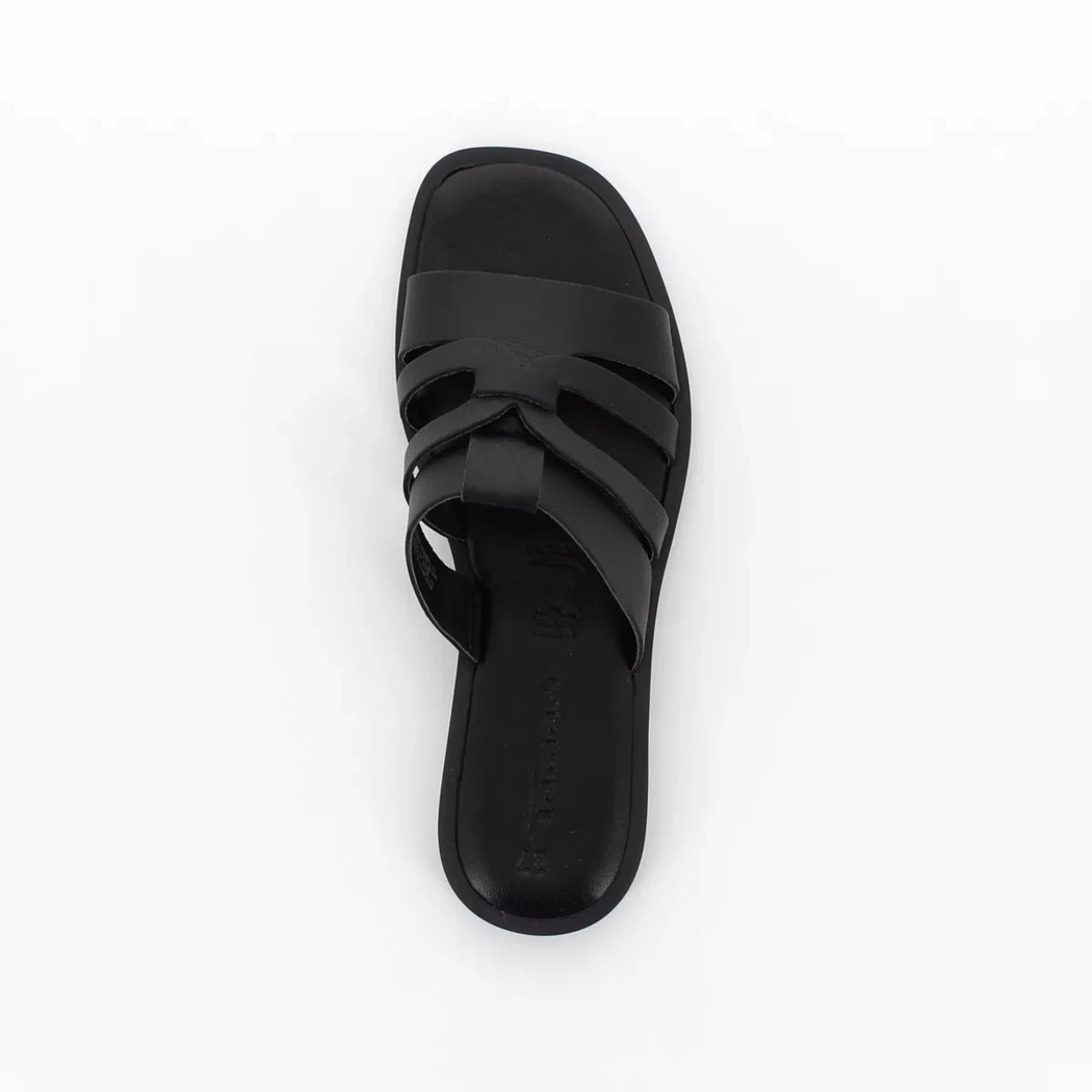 Image (6) de la chaussures Tamaris - Mules et Sabots Noir en Cuir