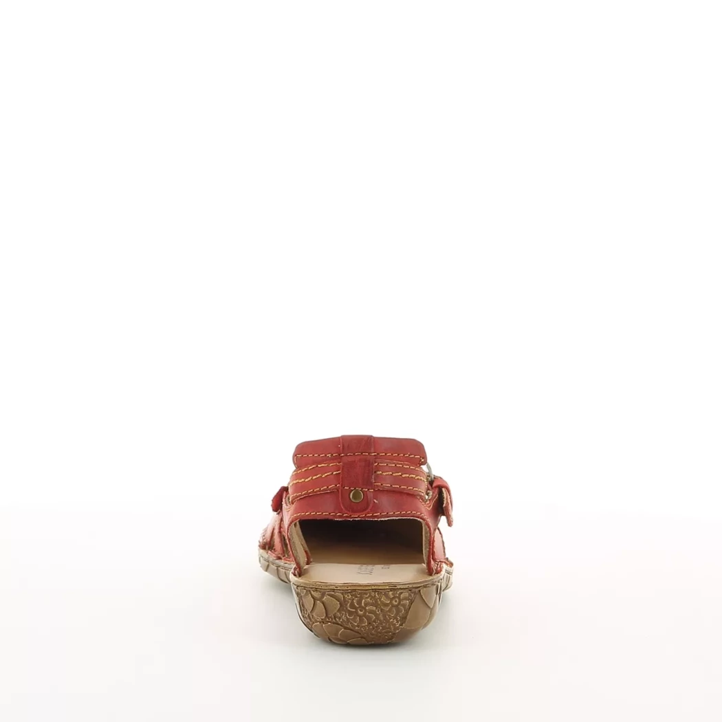 Image (3) de la chaussures Josef Seibel - Escarpins Rouge en Cuir