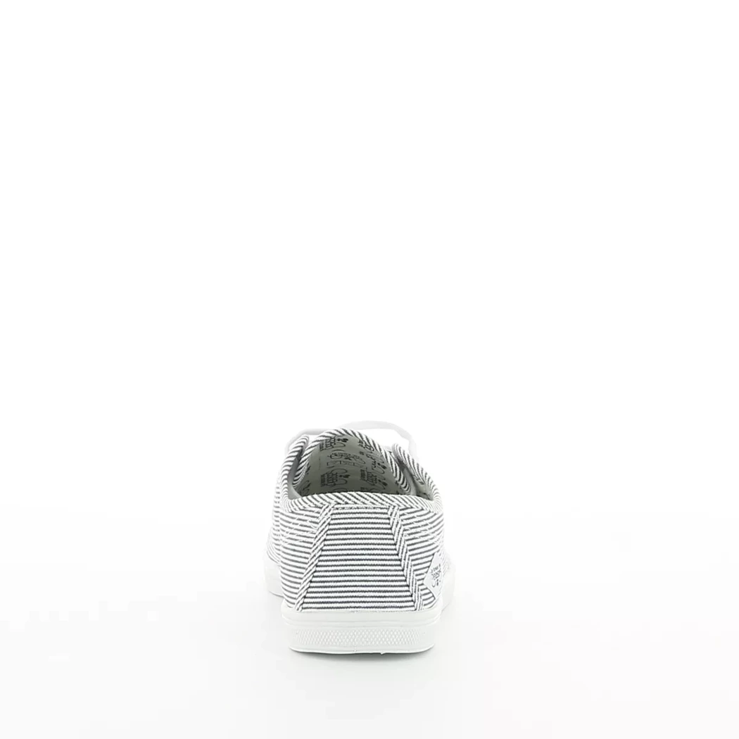 Image (3) de la chaussures Le Temps des Cerises - Baskets Blanc en Textile