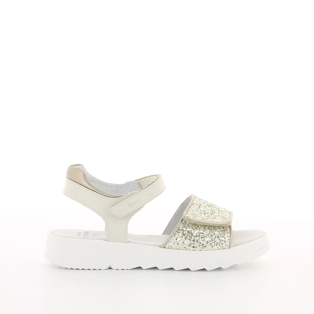 Image (2) de la chaussures Nero Giardini Junior - Sandales et Nu-Pieds Blanc en Cuir synthétique