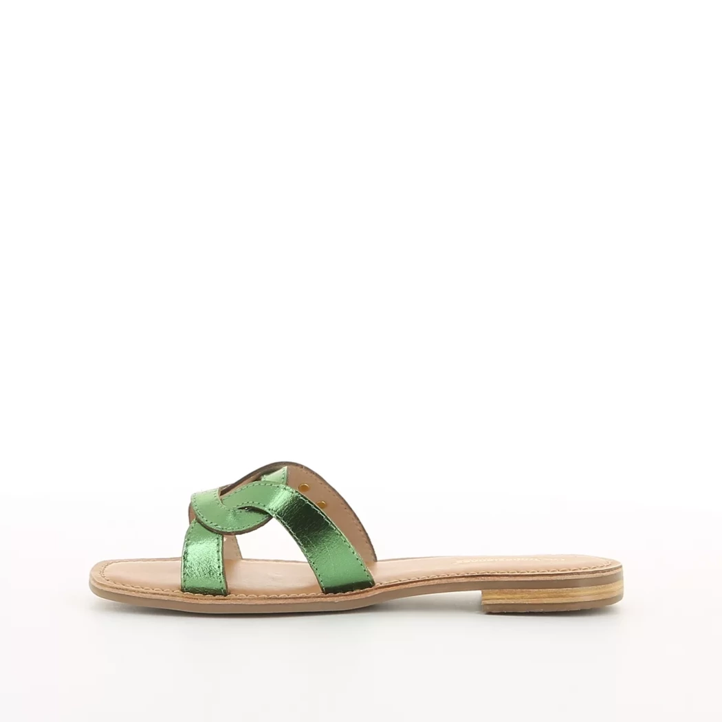 Image (4) de la chaussures Les Tropeziennes - Mules et Sabots Vert en Cuir