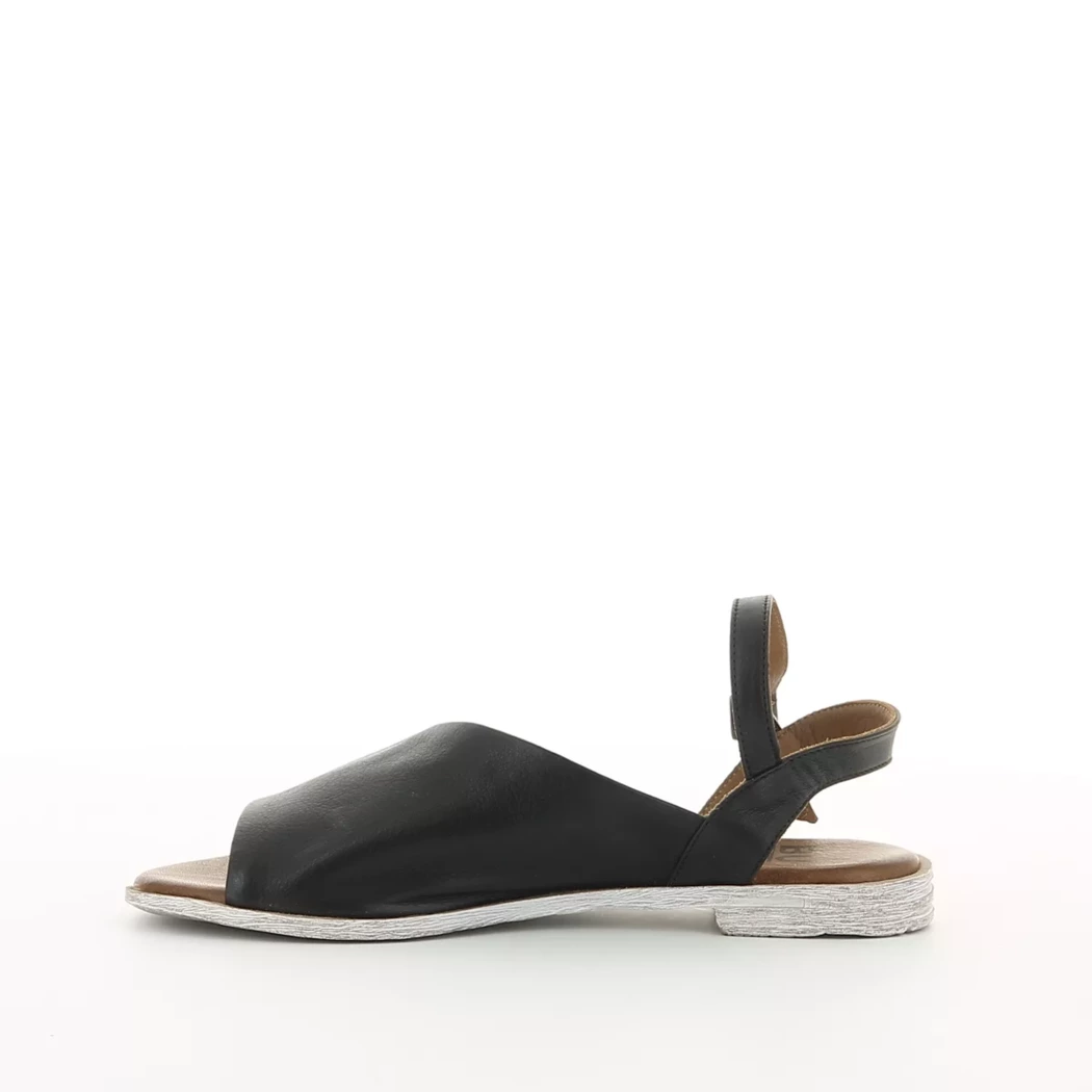 Image (4) de la chaussures Bueno - Sandales et Nu-Pieds Noir en Cuir