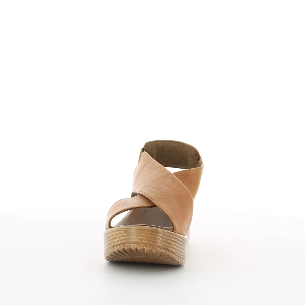 Image (5) de la chaussures Bueno - Sandales et Nu-Pieds Cuir naturel / Cognac en Cuir