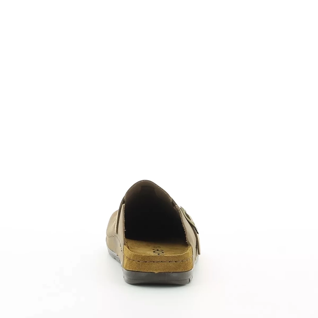 Image (3) de la chaussures Rohde - Mules et Sabots Marron en Cuir