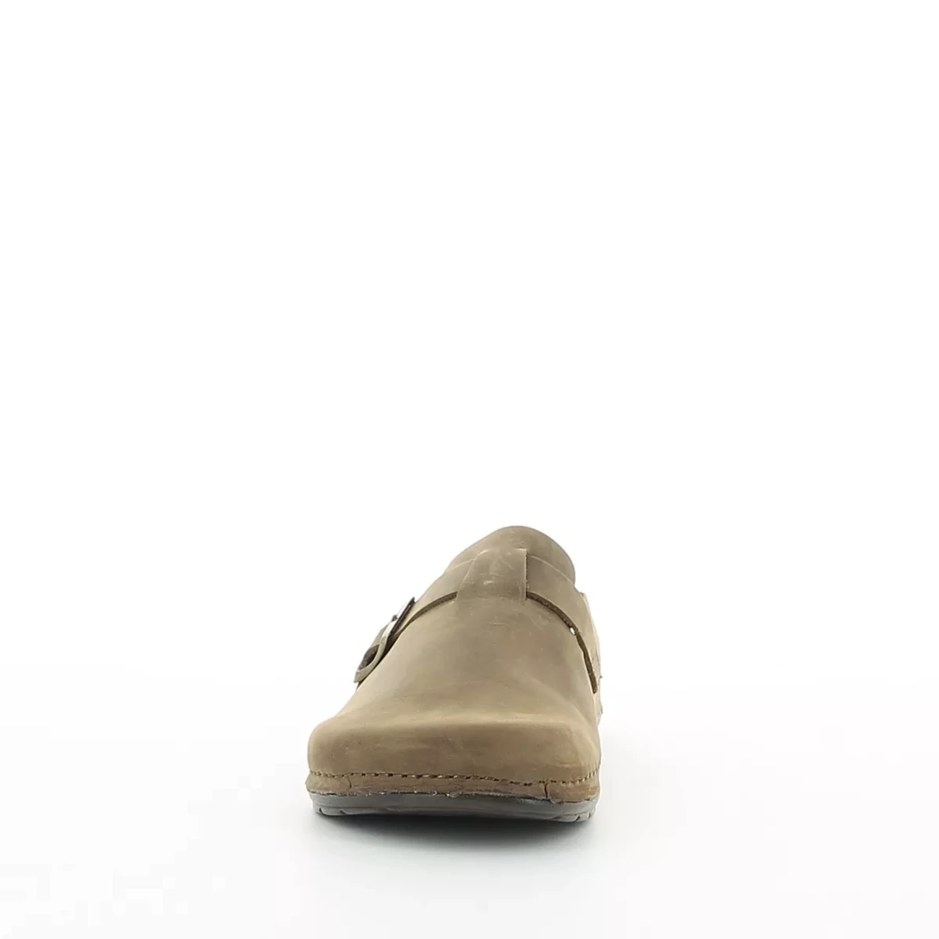 Image (5) de la chaussures Rohde - Mules et Sabots Marron en Cuir