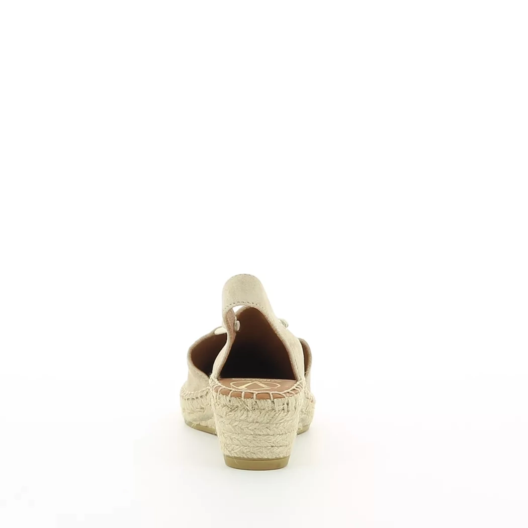 Image (3) de la chaussures Viguera - Escarpins Taupe en Cuir nubuck