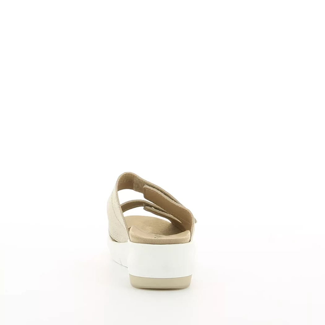 Image (3) de la chaussures Aco Shoes - Mules et Sabots Or / Bronze / Platine en Cuir nubuck