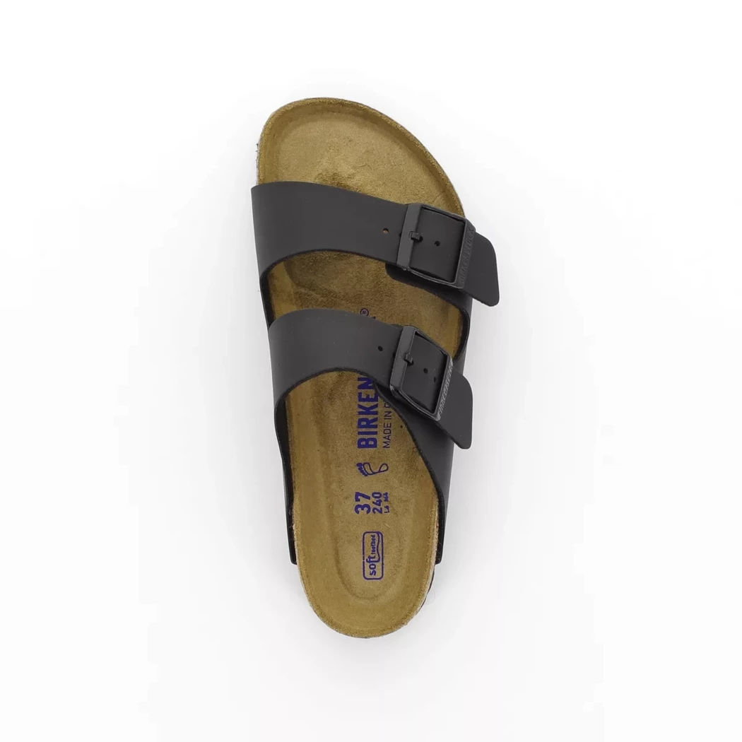 Image (6) de la chaussures Birkenstock - Mules et Sabots Noir en Cuir synthétique