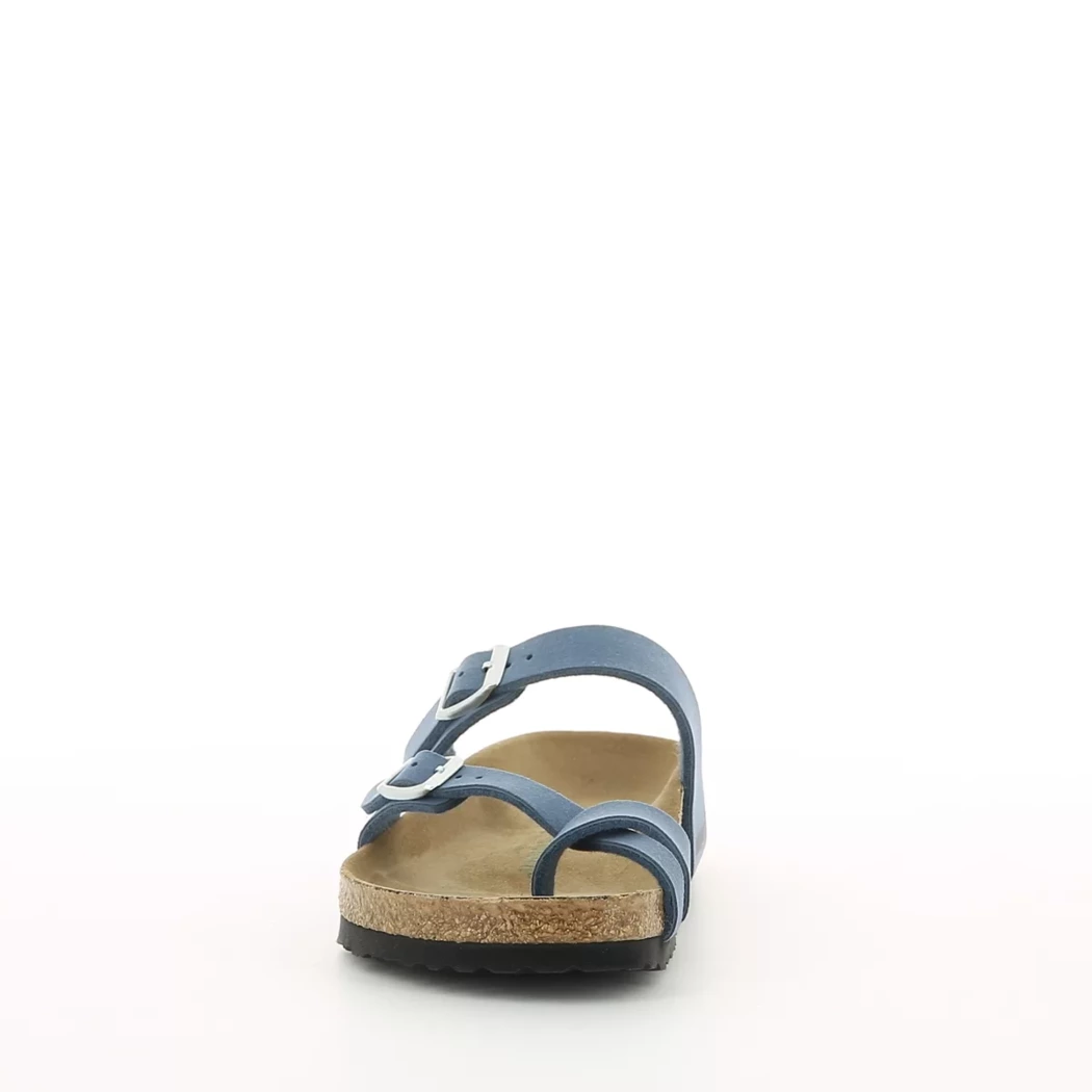 Image (5) de la chaussures Birkenstock - Mules et Sabots Bleu en Cuir synthétique