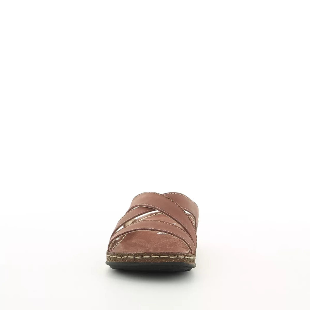Image (5) de la chaussures Calba - Mules et Sabots Rose en Cuir nubuck