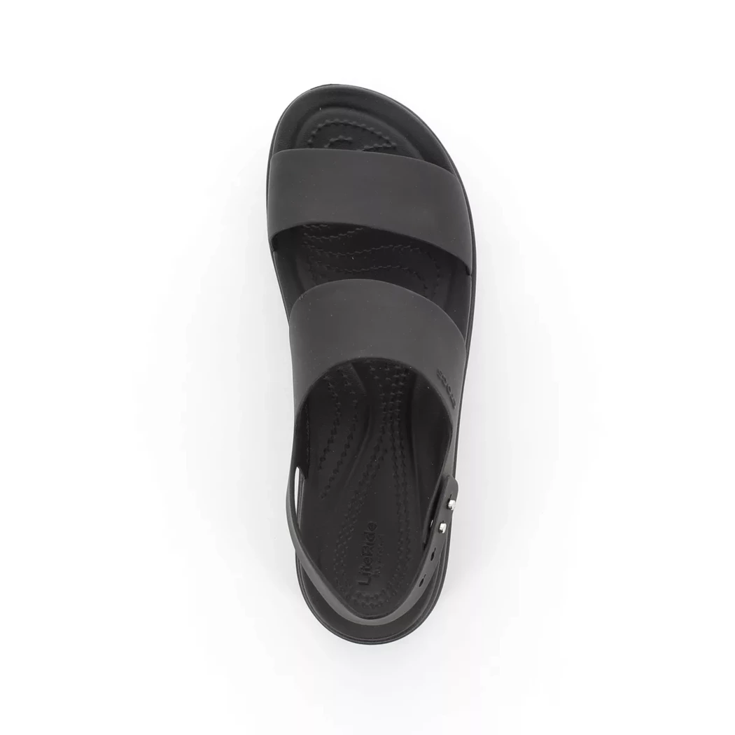 Image (6) de la chaussures Crocs - Sandales et Nu-Pieds Noir en Caoutchouc